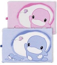 【美國媽咪】KUKU 酷咕鴨 親水防螨透氣乳膠枕 乳膠枕頭 嬰兒枕頭 藍色 粉色KU2047