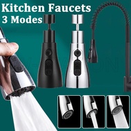 3 Modes Kitchen Faucet / 360° Rotate ABS High-Pressure Water Tap Sprayer Nozzle / Kitchen Faucet Extender / Bathroom Basin Sink Shower Spray Head / Durable Household Supplies