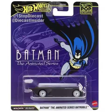 2025 Original Hot Wheels Premium Pop Culture 1/64 Batman Batmobile HotWheels Miniatures Car Hoteelws