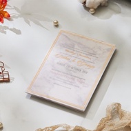 天空之城-描圖燙金喜帖