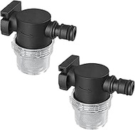 SEAFLO Inline Water Pump Filter 35S01-5/8" Female Quick Attach & 5/8" Hose Barb, 50 MeshSteel Strain