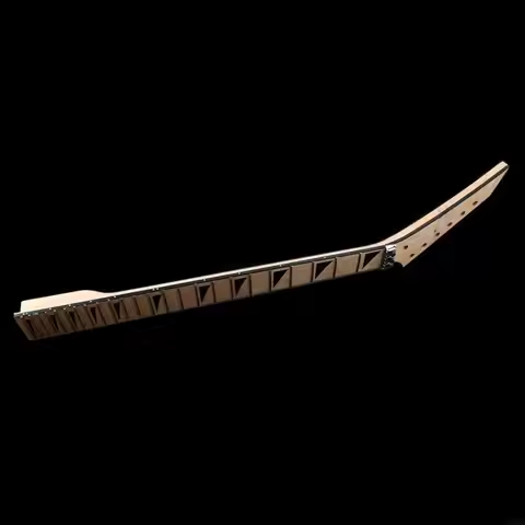 24 fret Electric Guitar Neck Maples Fingerboard Unfinished Guitar Neck