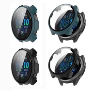 For Garmin Forerunner 965 Watch Case Tempered PC one-piece Case