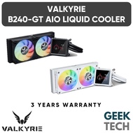 VALKYRIE B240-GT 240mm ARGB AIO CPU Liquid Cooler with 3.95" LCD Display, TDP 300W