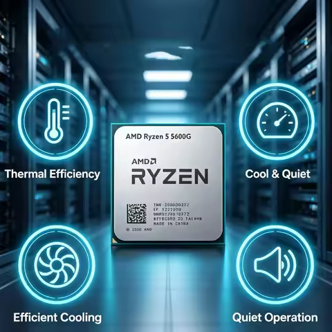 AM4 Upgrade CPU AMD Ryzen 5 5600G R5 5600G Built-in Graphics 6-Core 12 Thread Tray Processor No Fan