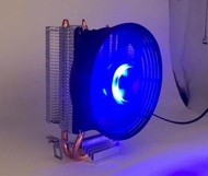 Others - 台式电脑CPU散热风扇-炫魔藍燈LYF-T01 雙銅管雙風扇
