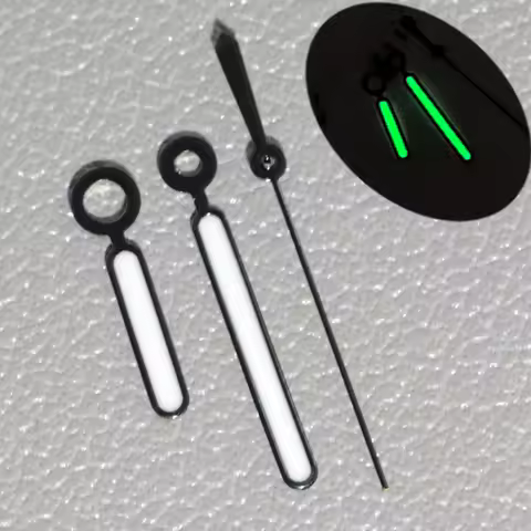 Aiguille NH35 Hands Set 12.5*12*8mm Watch Hands Green Luminous For NH34 NH35 NH36 Nh35 Nautilus Hand
