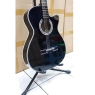 HITAM Black Yamaha Slim Acoustic Guitar For Beginners