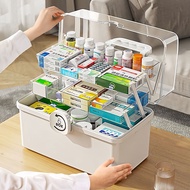 Household Medicine Box Family Packaging Medicine Storage Box Large Capacity Medicine Box Multi-Layer