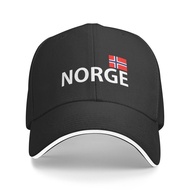 Text And Flag Print Norwegian Holiday Norway Cool Comfortable Baseball Cap Novelty