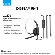 Edifier CC100 [Display Unit 2690000008017] Wired Mono Headset with Microphone