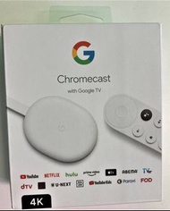Chromecast with Google TV 4K compatible snow (white)