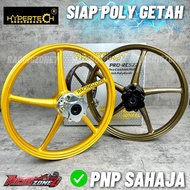 “Siap Poly Bush” HYPERTECH SP522 Custom Hub Sport Rim Y15ZR Y16 LC135/ Sp522 Cnc Custom Rim/ 1.6/1.6