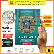 Al-Quran Tajwid A5 HC Mushaf Al-Quran At-Tajwid Easy Color Translation Waqaf Ibtida' Tajwid Lesson C