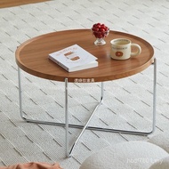 Balcony Qin Living Room Log Small Apartment Red Household Table Outdoor Net Foldable Movable Corner 