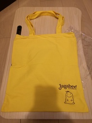 Calbee Jagabee 薯條 黃色靚靚 Tote bag 布袋