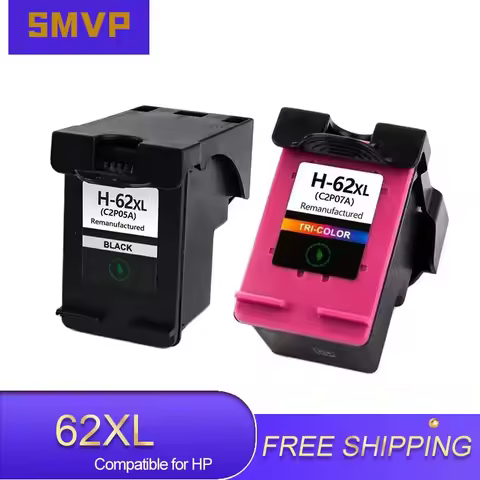 62XL 62 XL Premium Color Remanufactured Ink Cartridge For HP62XL For HP62 For HP ENVY 5640 Officejet
