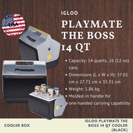 IGLOO Playmate The Boss 14 Qt Cooler (Black)