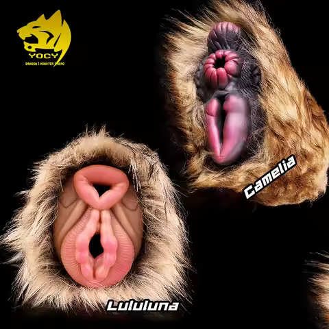 YOCY Men Masturbator Fetish PussyToy For Men Soft Silicone Vaginal Anal Stroker Realistic Feeling Wi