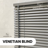 LUMINA - PVC Venetian Blind Aesthetic Window Curtain Roll Curtain 40CM Venetian Blind Curtain