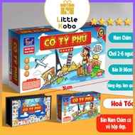 [Foxi] Cờ Tỷ Phú Chủ Đề Vòng Quanh Thế Giới Size Lớn Monopoly Cờ Tỉ Phú Đồ Chơi Trí Tuệ Trẻ Em