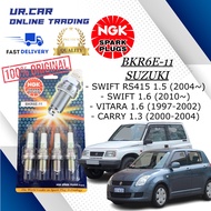 SUZUKI SWIFT RS415 1.5 (2004~) , SWIFT 1.6 (2010~) VITARA 1.6 BKR6E-11 NGK SPARK PLUG 100% ORIGINAL (PRICE FOR 4 PCS)