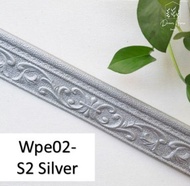 2.3meter x 7.7cm 3D PE Foam Wainscoting Wall Trim Thickness 5mm Wall Skirting Decorative Stripe Moul