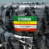 PROMO- KABEL ETERNA NYYHY 3X25 50M 3X2.5 HITAM SERABUT - RIYHANA SHOP