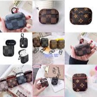 AirPods 1/2/Pro Case - High Quality TPU Leather Headphone Case for AirPods - Trendy Design with LV P