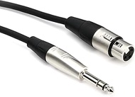 Hosa HXS-030 Pro Balanced Interconnect, REAN XLR3F to 1/4 in TRS, 30 ft