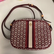 Tory Burch Gemini Link Canvas Mini Bag