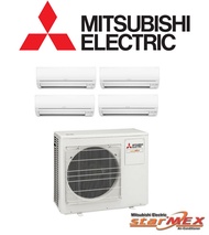 Mitsubishi  StarMex Multi-Split System 4 Aircon [MXY-4H33VG &amp; MXSY-FP10VG x 4] + 60 Month Warranty + FREE Delivery
