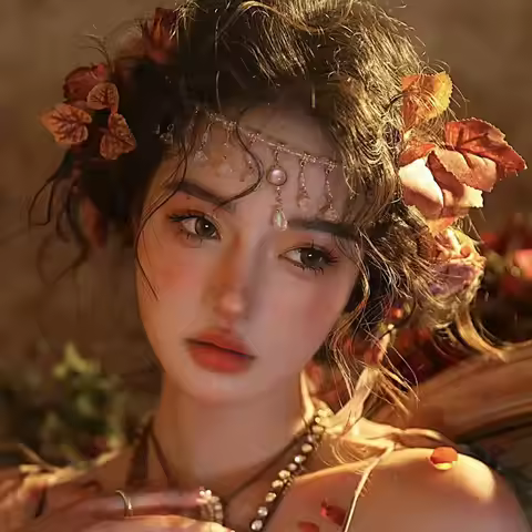 Bohemian Headgear Forehead Antique Hair Chain Exotic Hair Chain Eyebrow Pendant Forehead Wedding Hai