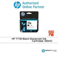 HP 711B Black DesignJet Ink Cartridge (80ml) 3WX01A