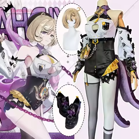 Game ZZZ New Yidhari Cosplay Costume Zenless Zone Zero Halloween Disguise Woman costume XS-2XL Role