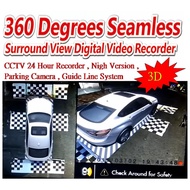LEON Honda CRV SUV 360 Degrees 3D Seamless Surround Bird View Night Vision Digital Video Recorder Ca