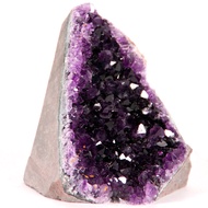 Extreme Rocks & Fossils Amethyst Cluster - 7 to 8 pounds of Powerful, deep Purple Crystals. Geode fr