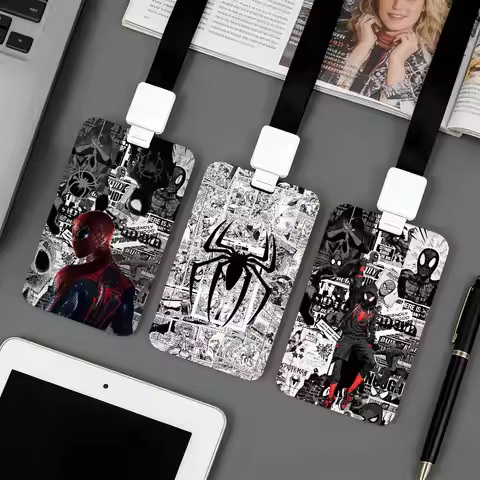 Hero S-Spider-M-Man Card Holder Applicable To ID Cards Bank Cards Public Transport Cards And Work Ca