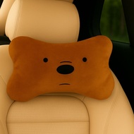 We Bare Bears Car Pillow - Cute and Comfortable || We Bare Bears Character Car Pillow