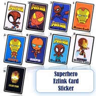 SuperHero Ezlink Card Stickers