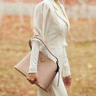 Prada 水桶包灰粉色  32×23cm 99新配件塵袋