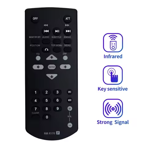 RM-X170 Remote Control Replace for Sony Media Receiver XAV-AX5500 XAV-AX7000 XAV-AX3200 XAV-AX210 XA