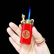 Bật Lửa Khè Gas Đá Rãnh Tay Chief Hình Chữ Phúc – Xài Gas
