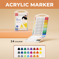 ENMY Acrylic Marker Pen Acrylic Paint Drawing Colouring Painting Art Multi Surface Use Marker Pen