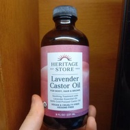 Heritage Store Lavender Castor Oil 237 ml 薰衣草蓖麻油