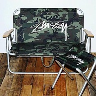 Stussy x Coleman camo foldable chair sofa neighborhood srl （一大一少)