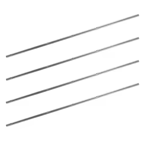 4Pcs Robust Iron Foosball Rods Table Soccer Machine Poles Smooth Operation Easy Setup Space Saving D
