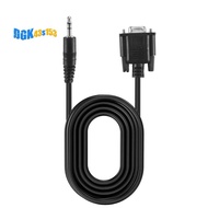 DB9 9 Pin VGA female cable ,DB 9 Female to TRS 3.5mm (1/8in) TRS Stereo Male Serial Data Cable-6 Fee