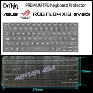 Keyboard Protector Asus Rog Flow X13 Gv301 - Drskin Premium Tpu Clear