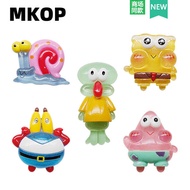 Crocs charm Crocs jibbitz Mkop Hole Shoes Accessories Shoe Buckle Accessories SpongeBob SquarePants 